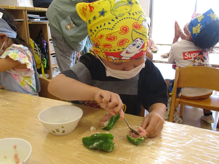 クッキング保育